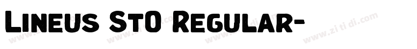 Lineus StO Regular字体转换